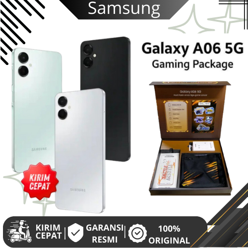 Samsung Galaxy A06 5G 6/128GB GAMING PACKAGE HP Samsung Terbaru 2025 Garansi Resmi SEIN