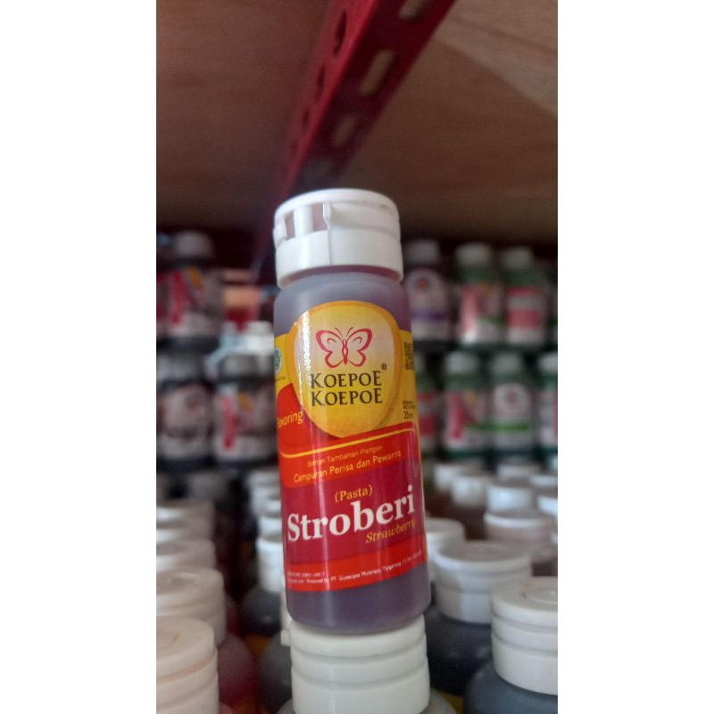 

Koepoe koepoe Pasta stroberi 25ml / perisa stroberi/ Pewarna stroberi