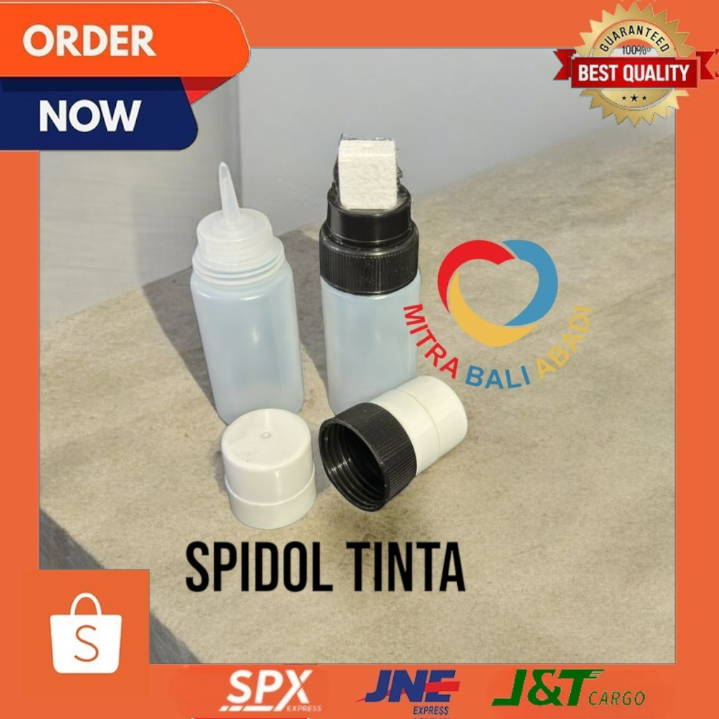 

Botol Sebagai Spidol Untuk Tinta Anti Luntur - Botol Tinta Packing 50cc
