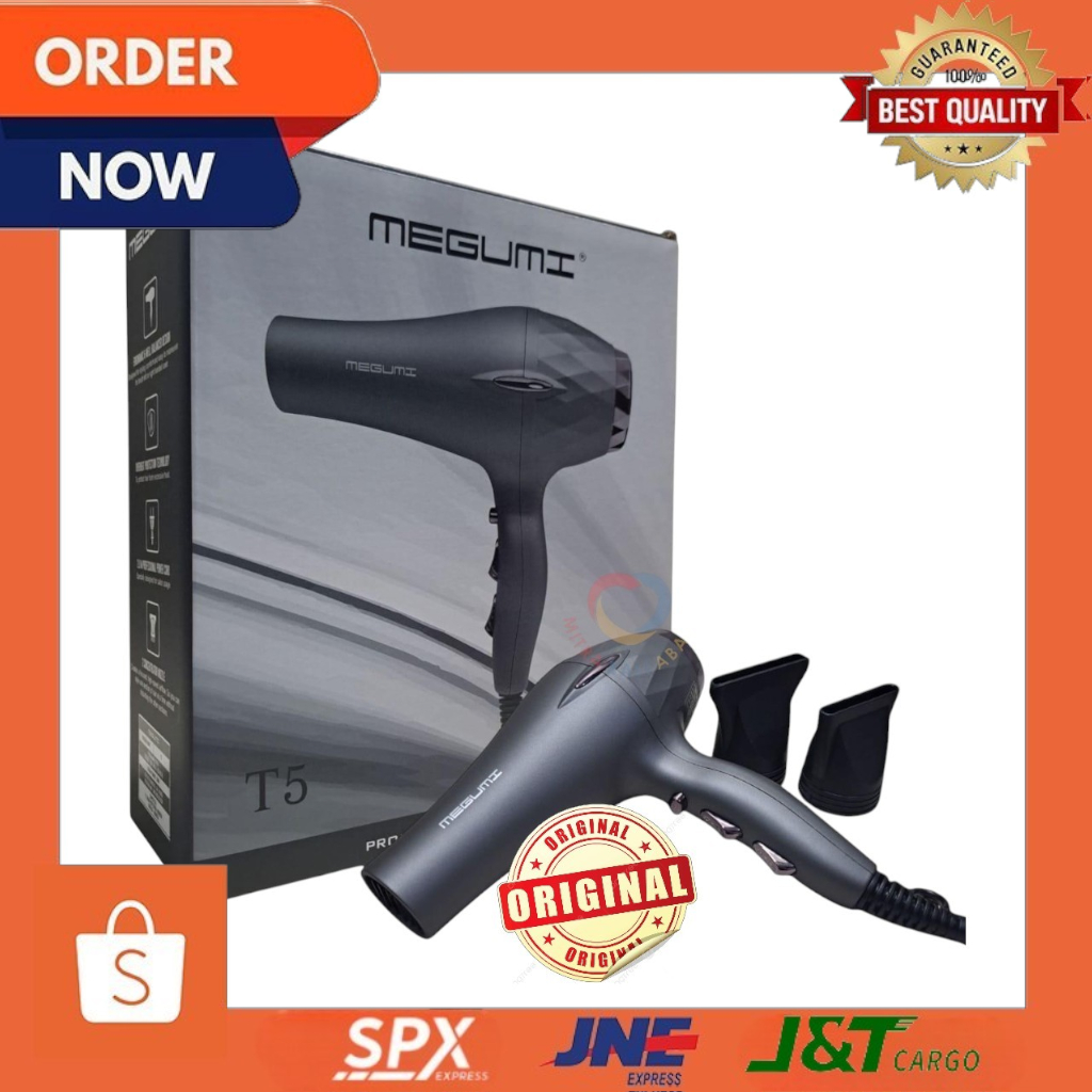 Hair Dryer - Megumi Hair Dryer T5 - Pengeriting Rambut Megumi T5 - Hair Dryer Megumi Expert T5