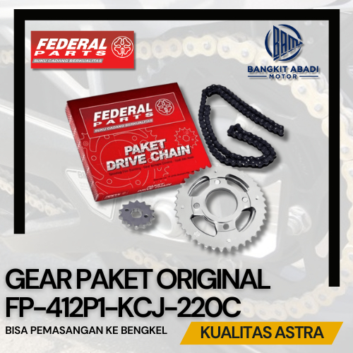 Federal Gear Paket Gear Set Tiger Honda Tiger Revo Kualitas Astra