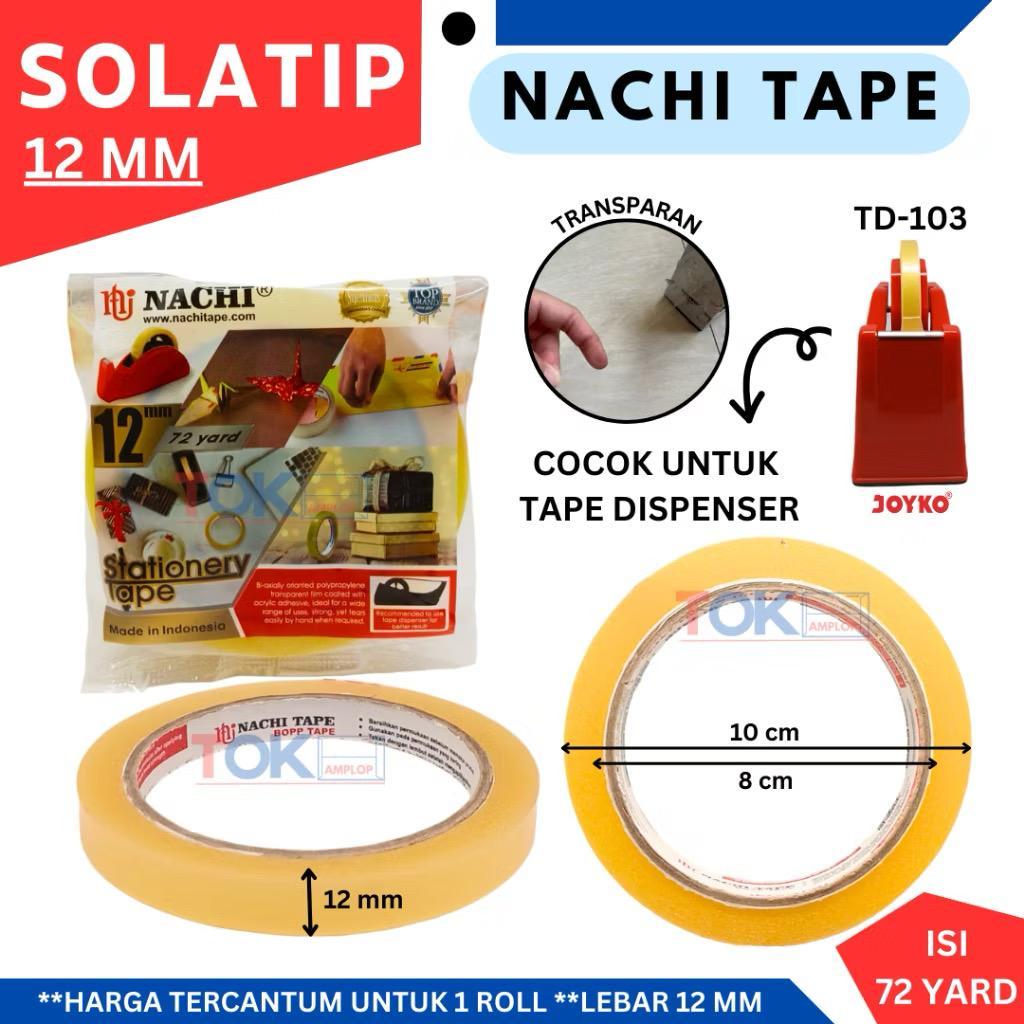 

Nachi Solasi / Selotip Stationery 12mm 72 yard nachitape