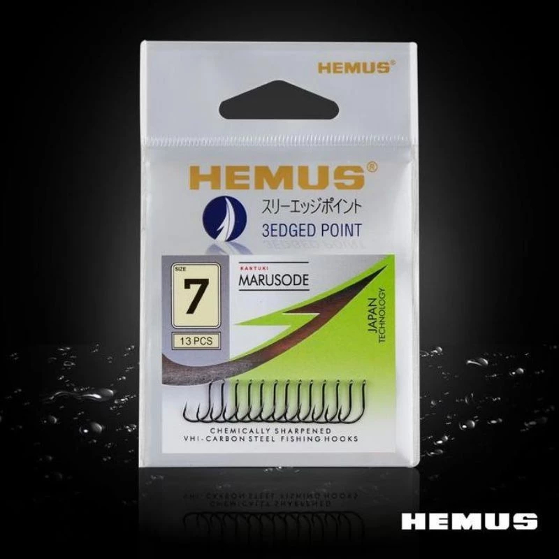 MATA KAIL HEMUS MARUSODE (BLACK CHROME LUBANG) Kail Pancing Hemus Hemuz Marusode Mata Kail Hemus