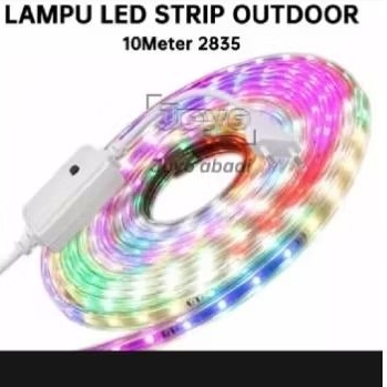 Lampu LED strip Selang RGB Warna Warni Waterproof Indoor Outdoor
