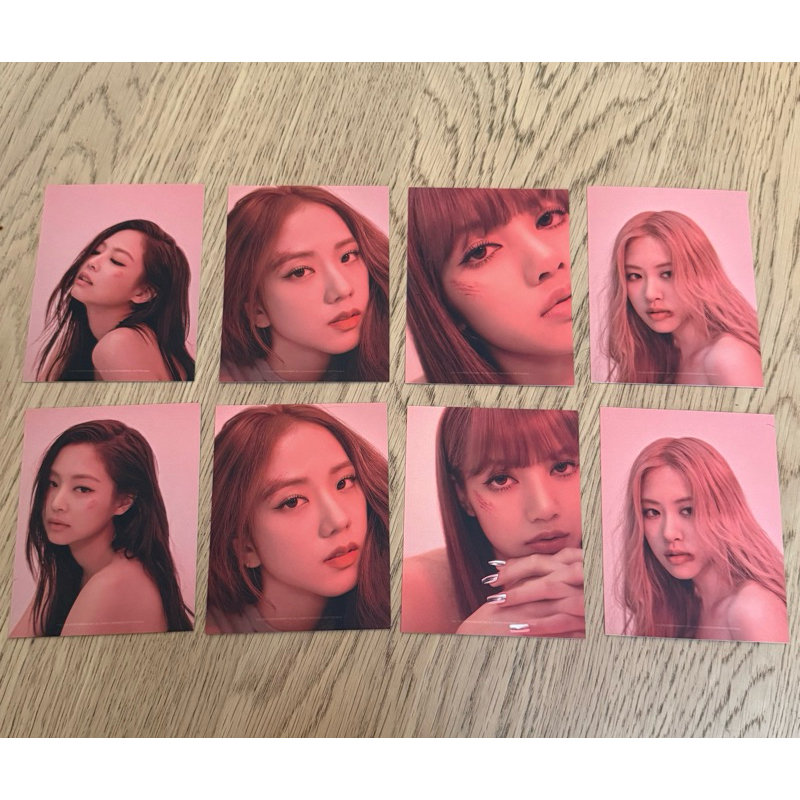 Blackpink kill this love album photocard jennie jisoo lisa rose