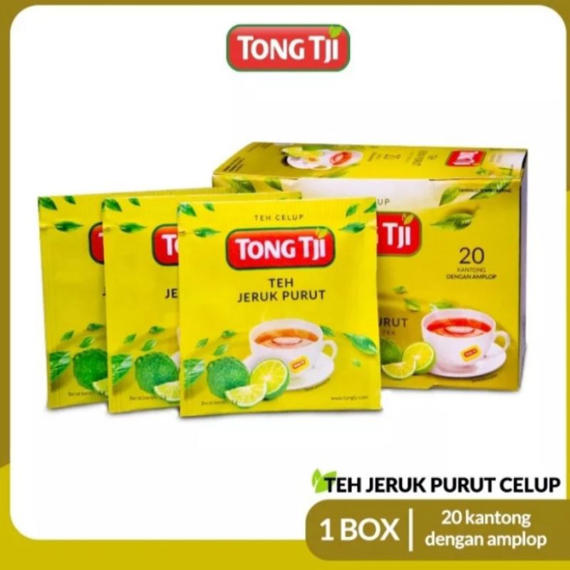 

Tong Tji Teh Jeruk Purut 1 pack isi 40 gram - Tea Bag / Tea Celup