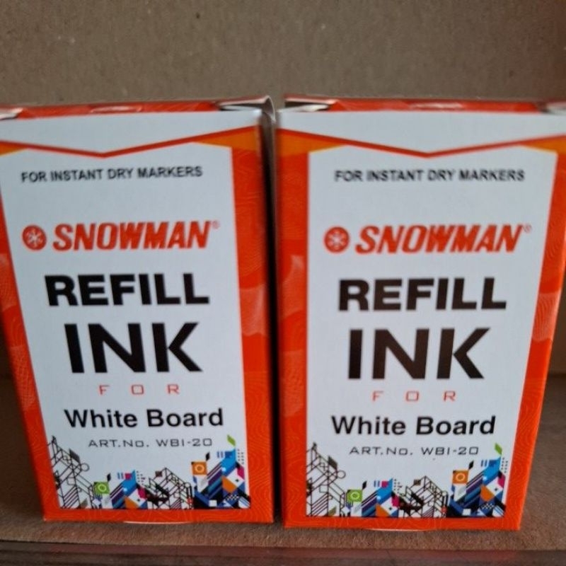 

tinta spidol whiteboard/ refill ink for whiteboard SNOWMAN (hitam)