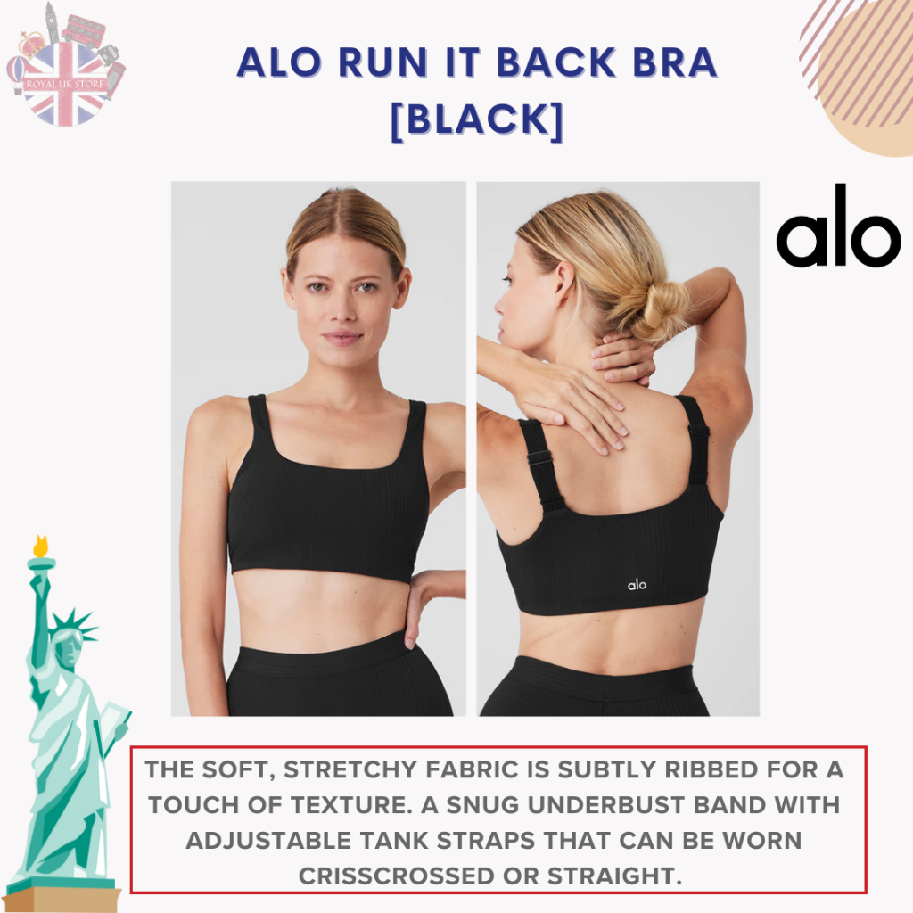 Alo Yoga Sports Bra/ Pilates/ Tennis [100% Original Alo US]