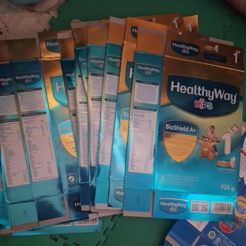 

Kardus Bekas Mulus Susu Healthy Way 725 gr