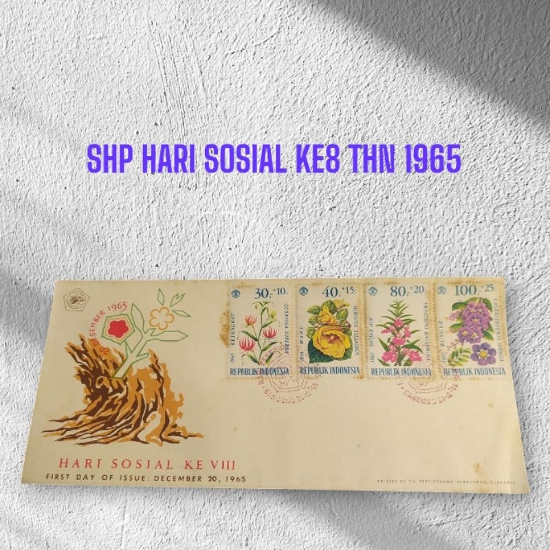 

SAMPUL HARI PERTAMA (SHP) HARI SOSIAL KE8 THN 1965