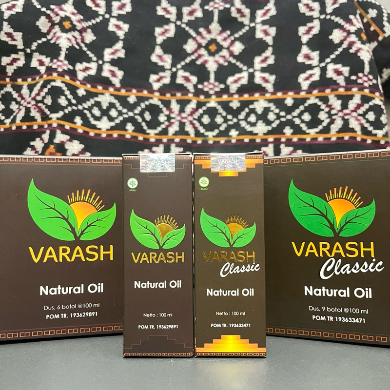 MINYAK VARASH CLASSIC & NATURAL OIL 100% ORIGINAL