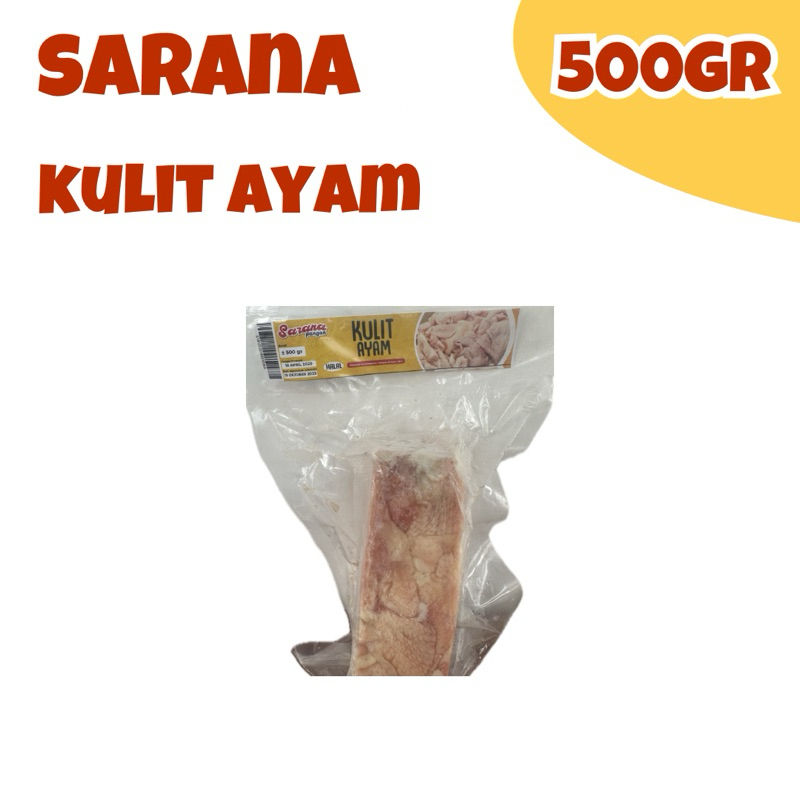 

(KHUSUS INSTAN) Sarana Kulit Ayam 500gr