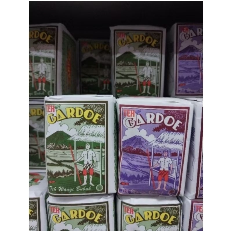 

Teh Gardoe Biru Ungu 1 Slop ( Isi 10 *40 gram) Teh Tubruk Solo Teh Khas Solo
