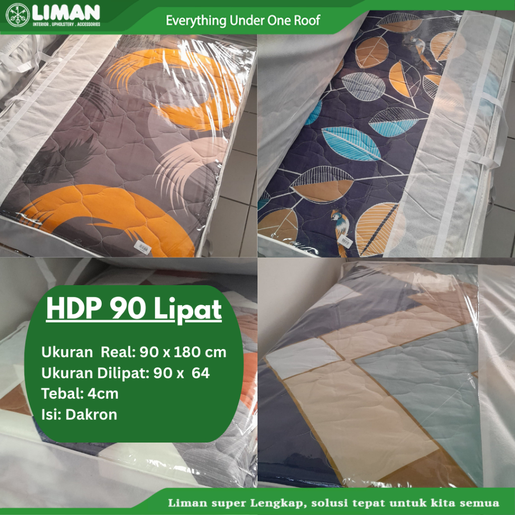 Kasur Lipat & Gulung Central dan HDP  70x180 cm /  90x180 / Kasur Piknik / Kasur Traveling
