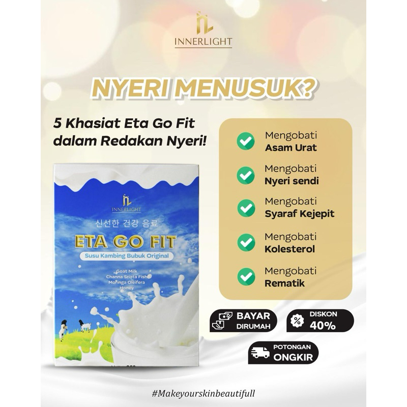 

susu eta go fit Innerlight susu kambing bubuk original