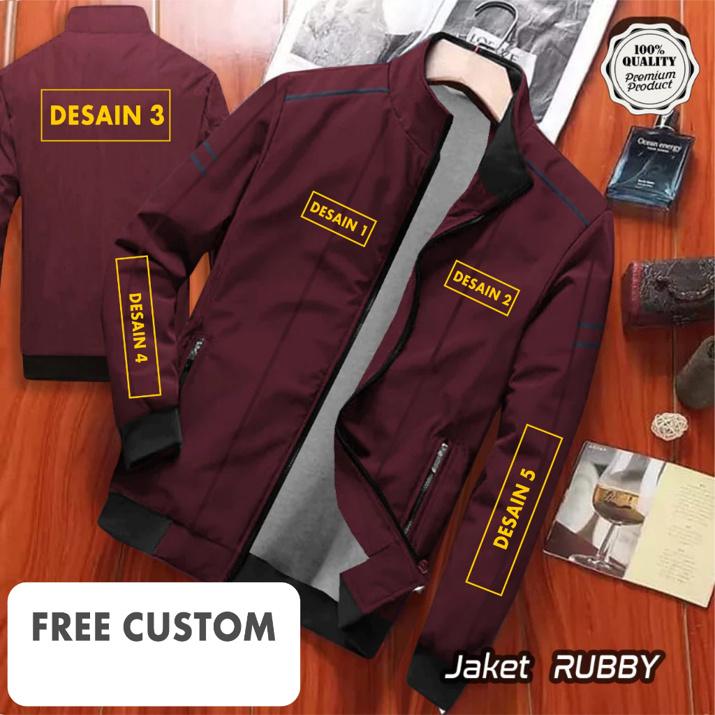 JAKET CUSTOM DESAIN / JAKET TEBAL / JAKET SABLON / JAKET DESAIN SENDIRI