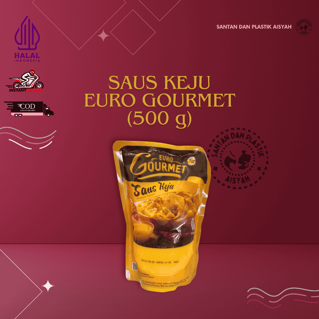 

SAUS KEJU EURO GOURMET (500 g)