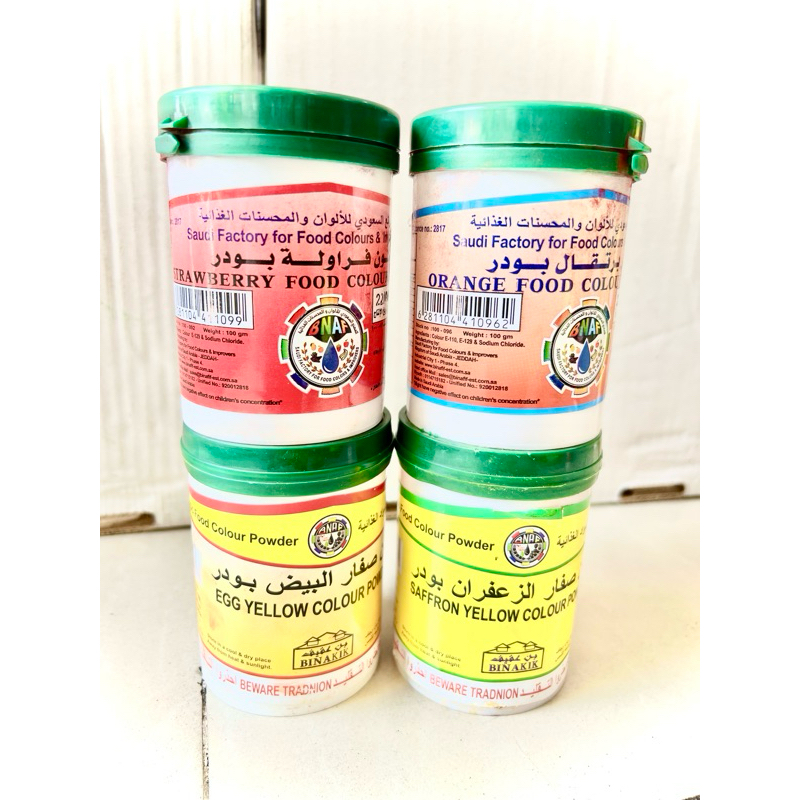 

Pewarna Makanan Bin Afif Colour Powder Pewarna Bubuk Saffron 100g