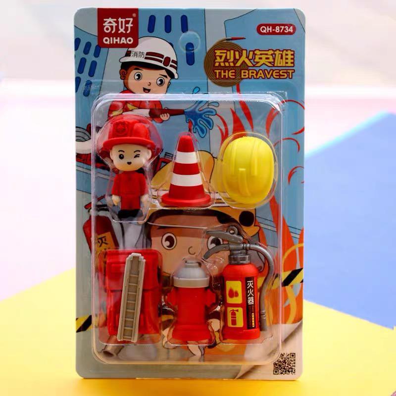 

PENGHAPUS MINIATUR PEMADAM KEBAKARAN PENGHAPUS 3D PENGHAPUS BONEKA PEMADAM SET FIREFIGHTER HELIOSS.CO