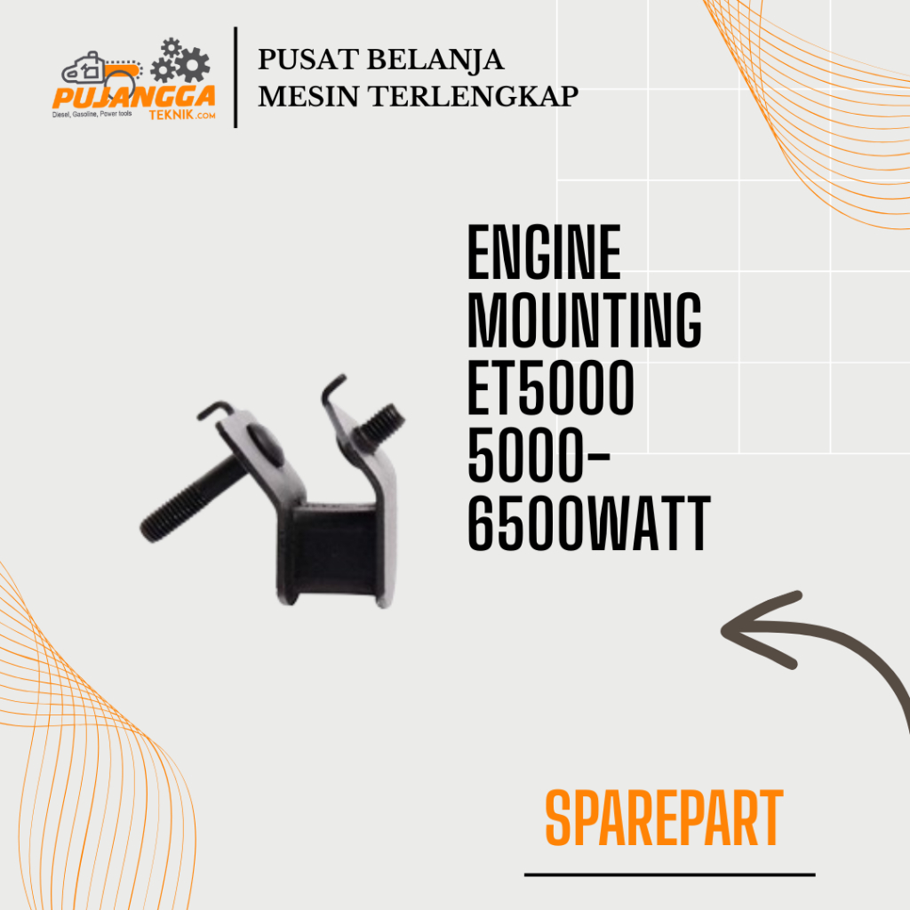 ENGINE MOUNTING ET5000 5000-6500WATT