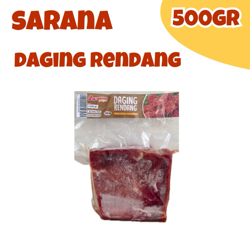 

(KHUSUS INSTAN) Sarana Daging Rendang 500gr//Daging Tanpa Lemak