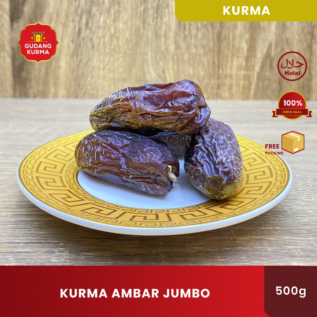 

Kurma Ambar Jumbo Madinah 500g Kurma Jumbo