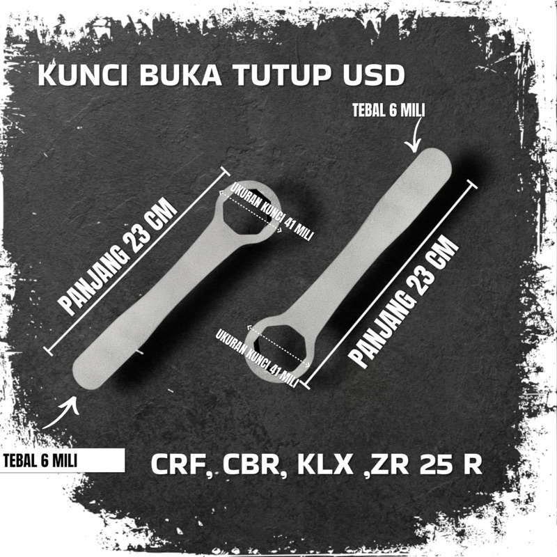 Kunci Usd Shock Depan Klx . Cbr 150 250 K45 . Crf