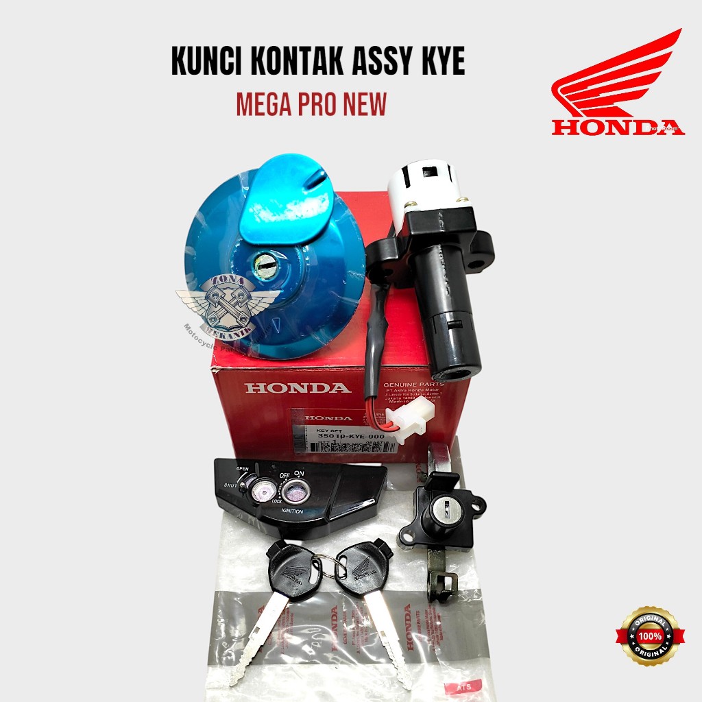 Kunci Kontak Mega Pro Mega Pro New Original Honda Kunci Kontak Keyset Komplit 35010 KYE 900