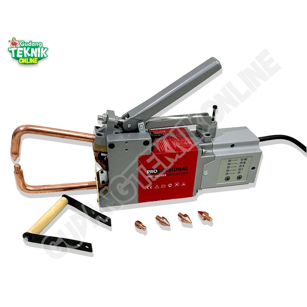 Spot Welding Handheld REDBO OL8000 / Mesin Las Spot Welding Plat Besi Mesin Las Titik Portable Body 