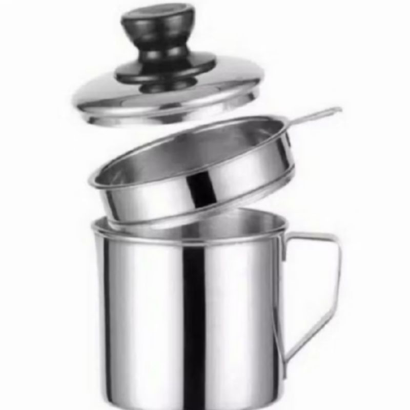 Saringan Minyak Stainless/Cangkir Saringan Minyak