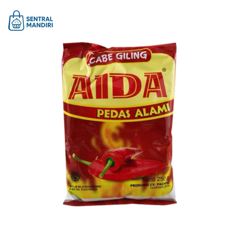 

Aida Cabe Bubuk 250gr, Pedas Alami dan Original