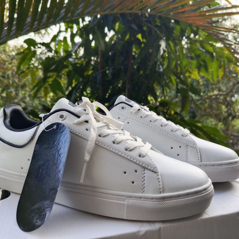 Sepatu Sneakers Pria Unerd Yin Yang White Baru Terbatas