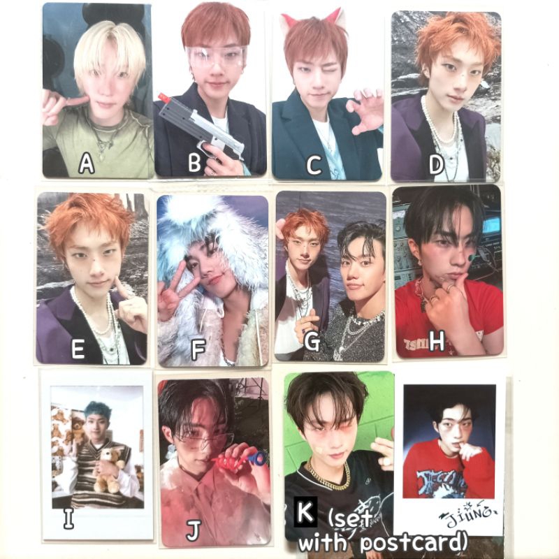 P1HARMONY OFFICIAL  PC PHOTOCARD JIUNG INTAK SOUL SG25