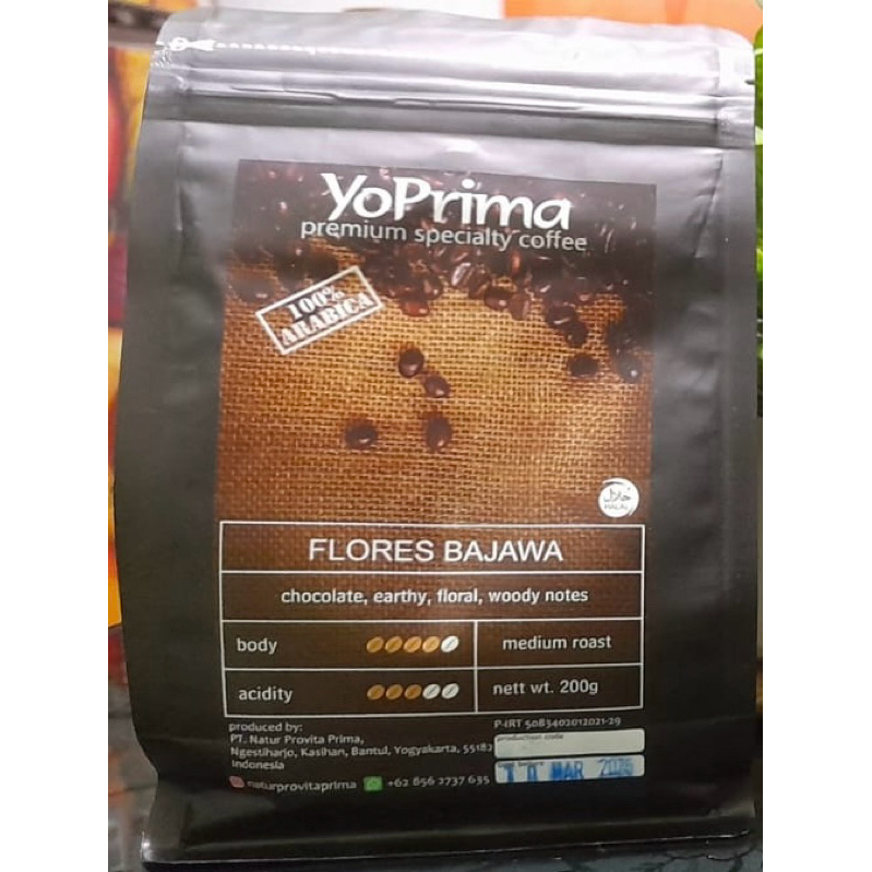 

YoPrima Arabica Flores Bajawa specialty 200g