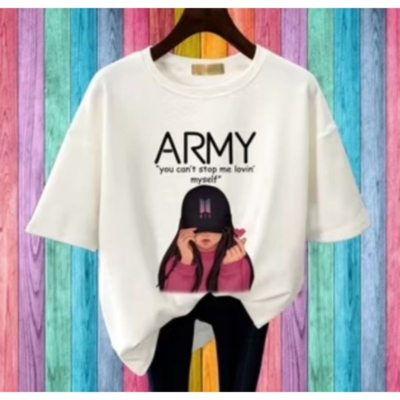 kaos oversize BTS ARMY