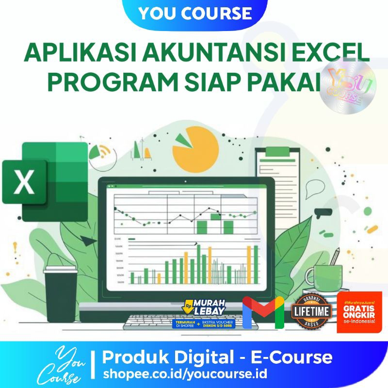 APLIKASI AKUNTANSI EXCEL Program Siap Pakai - Aplikasi Akuntansi Format Excel Terintegrasi