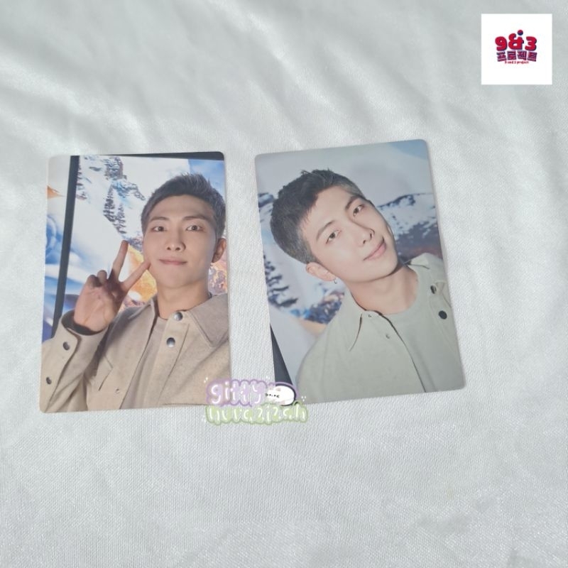 BTS HOLIDAY SPECIAL BOX LITTLE WISHES GIFT 1 GIFT 7 MEMBER SET PHOTOCARD PC RM