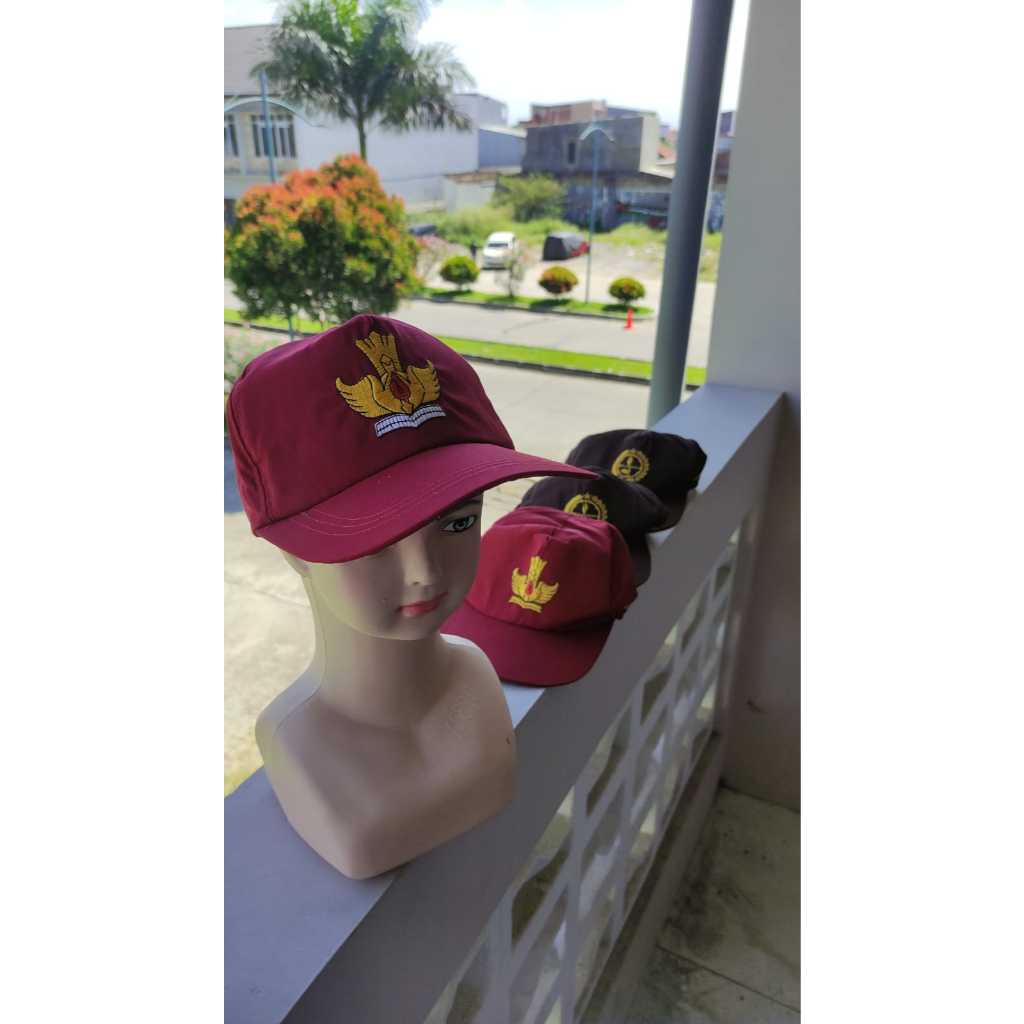 

Topi Sekolah SD Merah Polos // Pramuka // Merah Putih