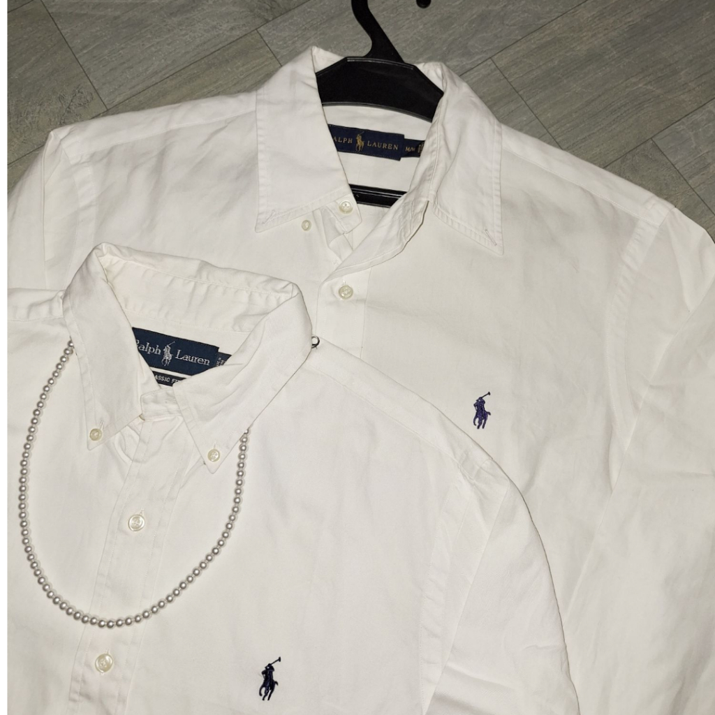 Kemeja Shirt Polo Ralph Lauren Pria Wanita Cotton Second Original