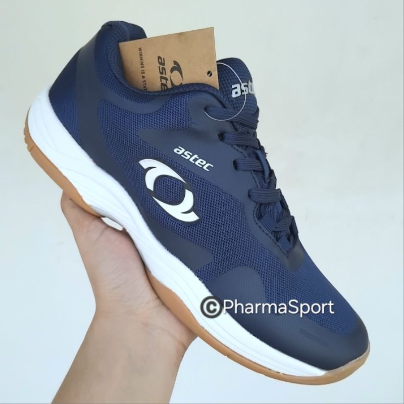Sepatu Bulutangkis Astec Hinds Navy Original