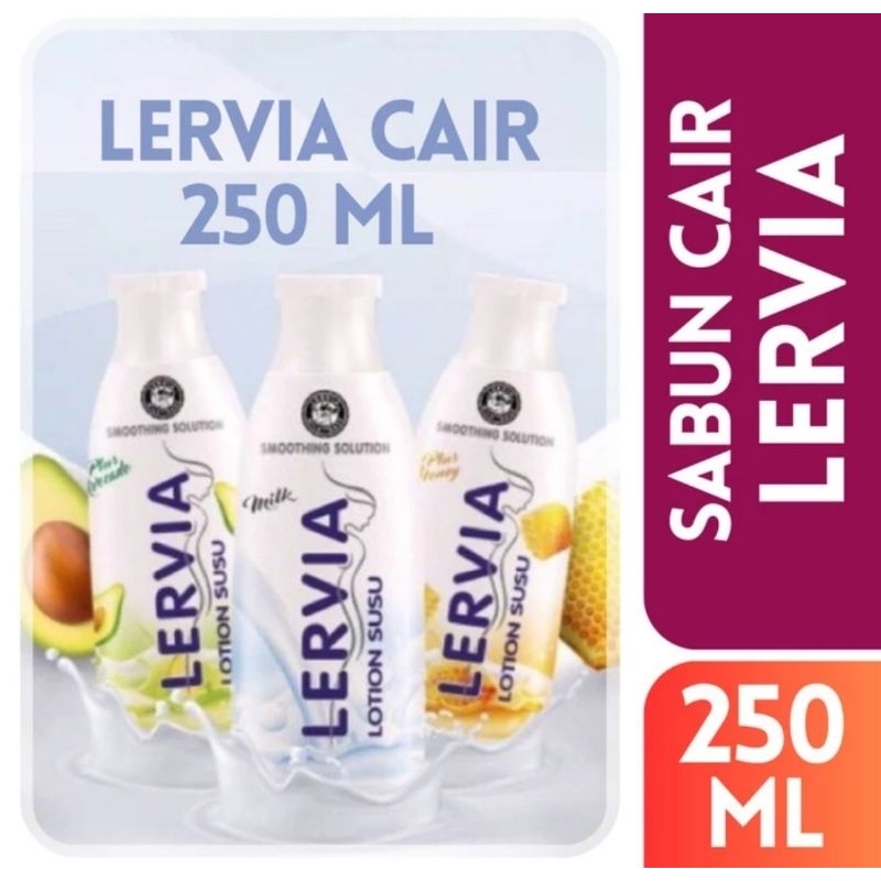 Sabun cair Lervia milk shower cream 250 ml