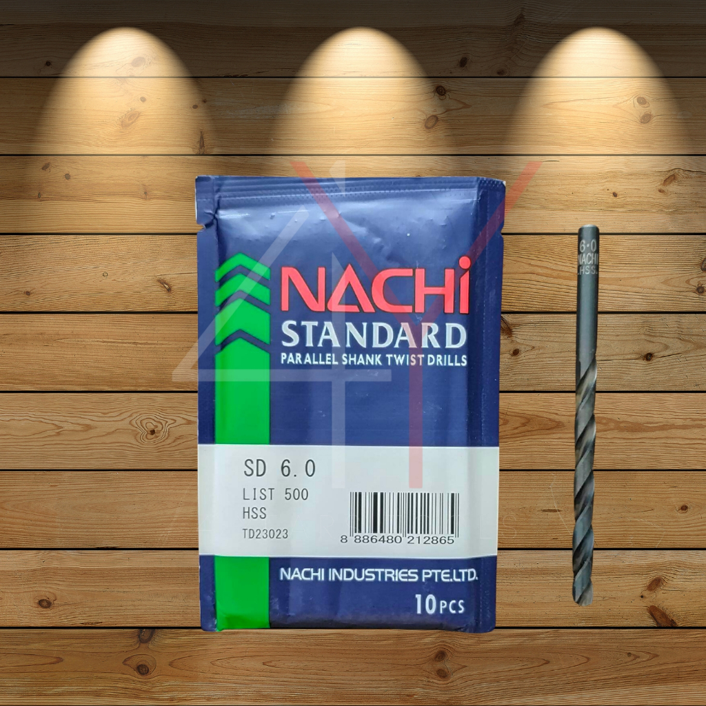 NACHI 6mm, Mata Bor Nachi 6 mm, Bor Nachi 6.0mm Original