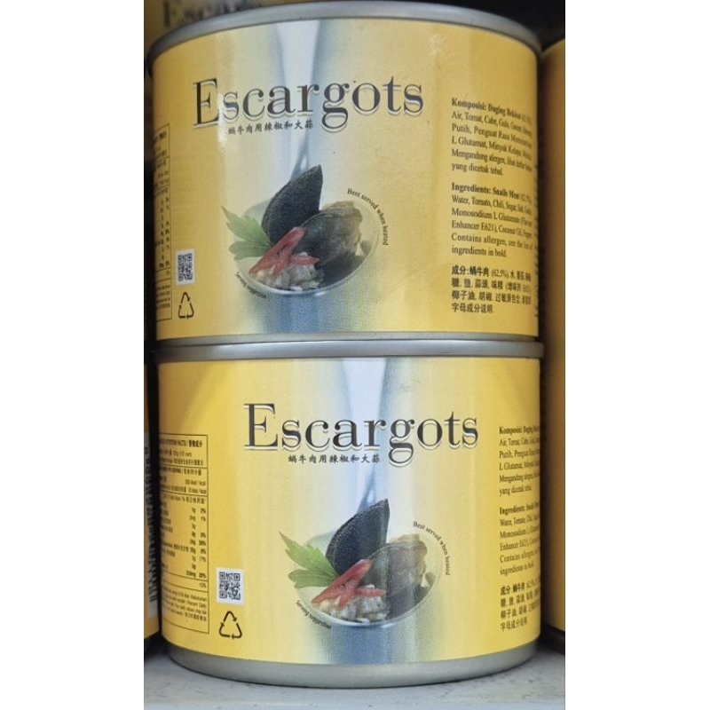 

Daging Bekicot Dalam Saus Cabai WONG COCO Escargot With Chili Sauce 200g - HK.