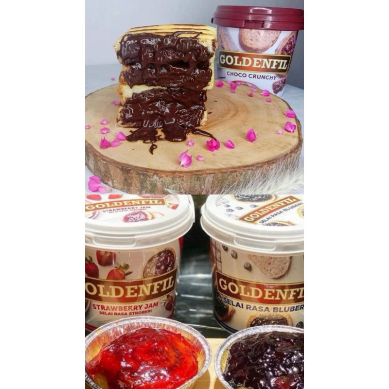 

Selai Goldenfil 500 Gram Choco Crunchy Strawberry Blueberry