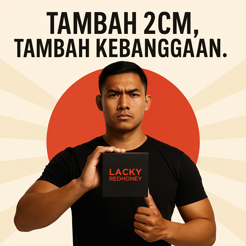 

Paket LACKY REDHONEY 1 Botol Madu Pria BPOM + 2 Toolkit