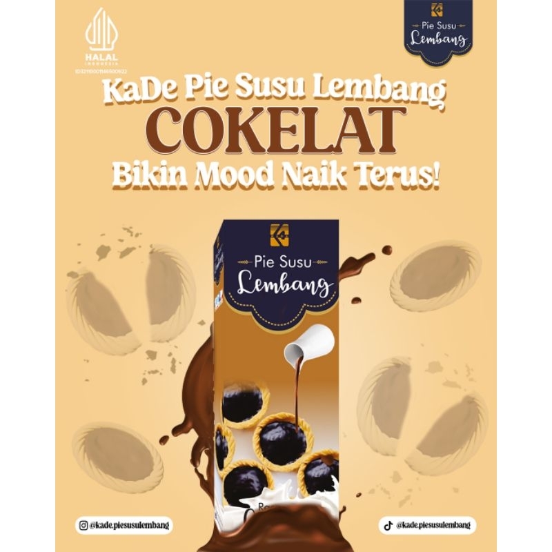 

PIE SUSU COKELAT | PIE SUSU LEMBANG KADE Isi 7 pcs | 195gr