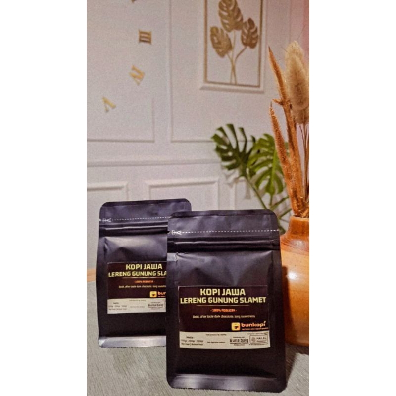 

KOPI ROBUSTA LERENG GUNUNG SLAMET - BUNKOPI 100gr
