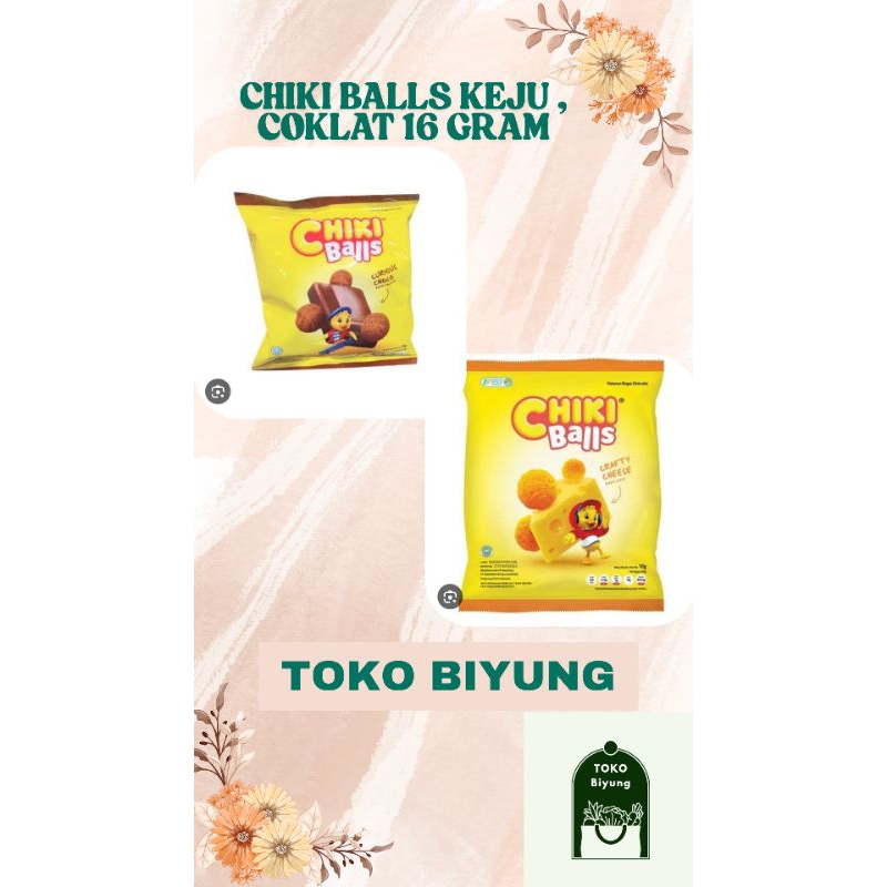 

CHIKI BALLS KEJU / COKLAT 16 GRAM