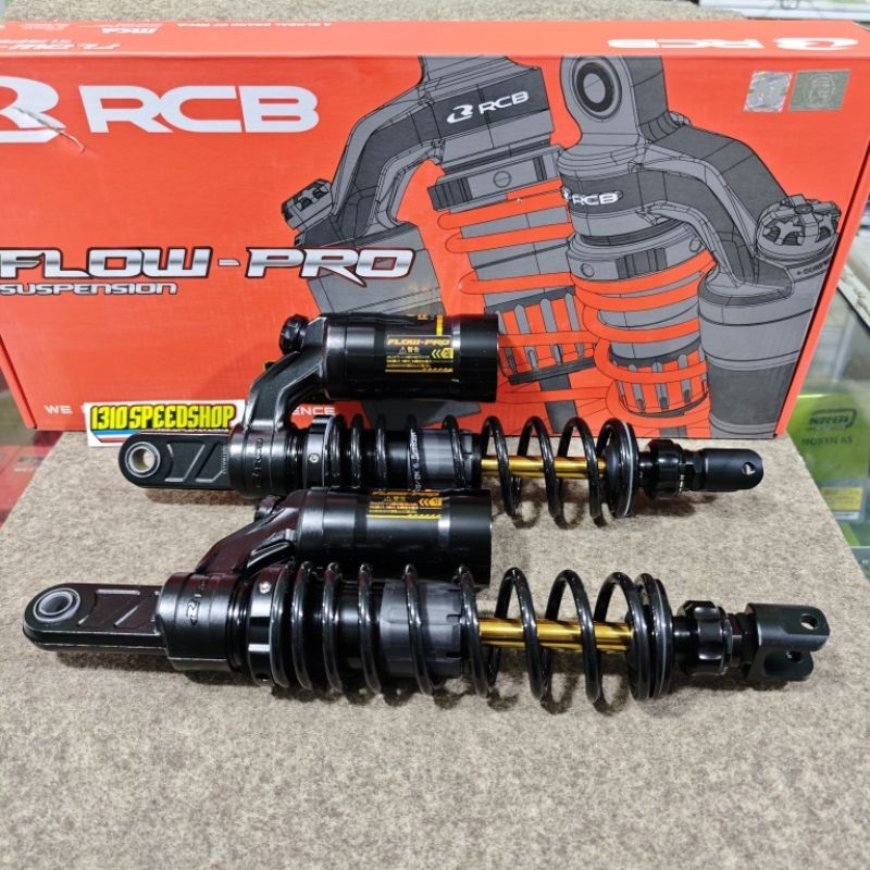 SHOCKBREAKER SHOCK RCB FLOW PRO BLACK SERIES PCX 160 NMAX NEW AEROX ORIGINAL RCB