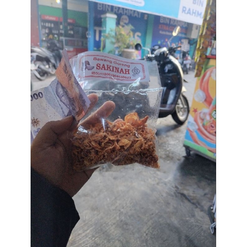

Bawang Goreng kemasan halal 100% berkuwalitas higienis